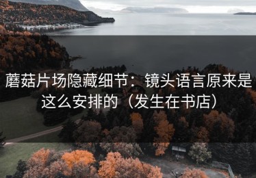 蘑菇片场隐藏细节：镜头语言原来是这么安排的（发生在书店）