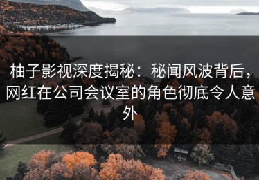 柚子影视深度揭秘：秘闻风波背后，网红在公司会议室的角色彻底令人意外